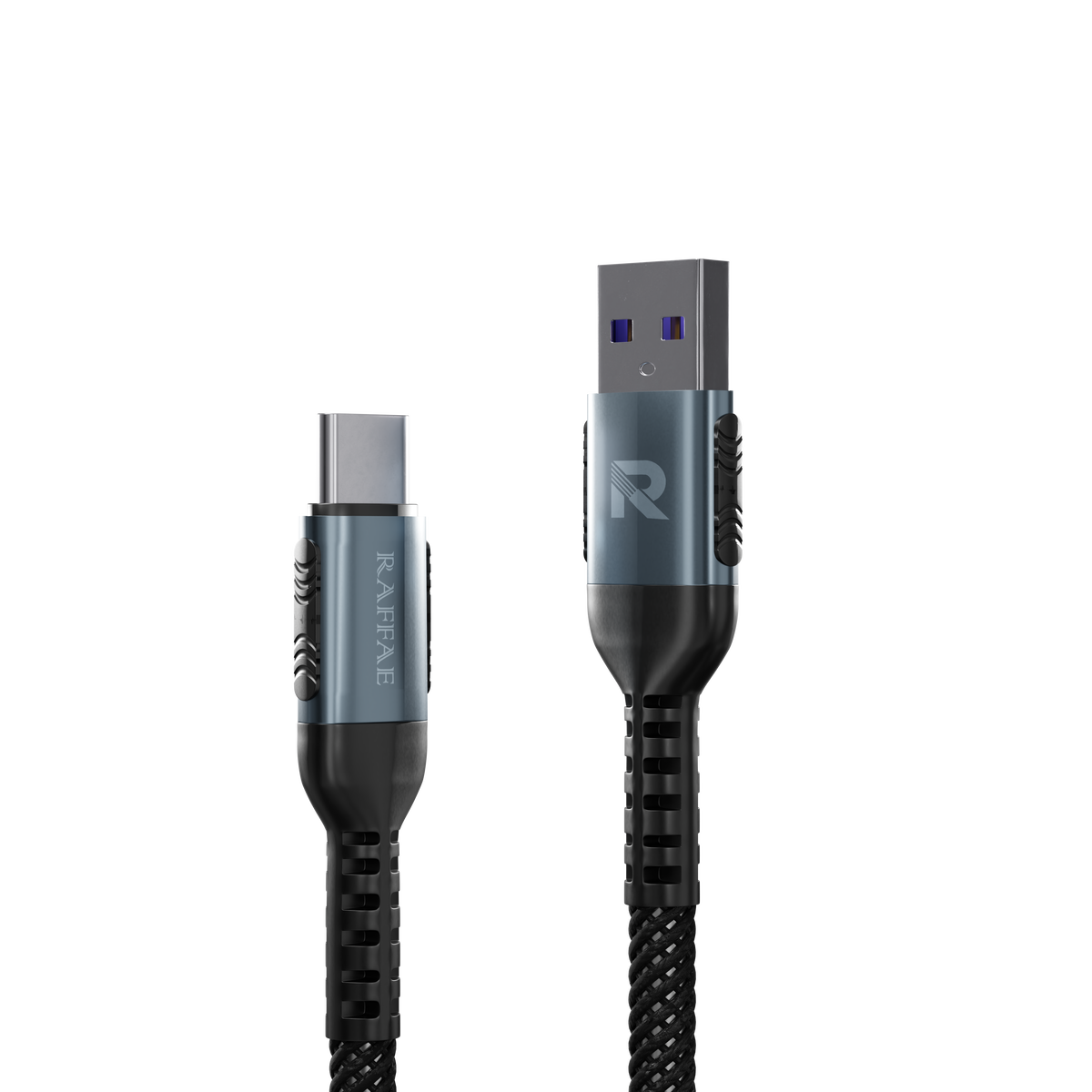 RAFFAE 30W Metallic USB to C Data Cable, R-85